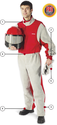 Костюм пескоструйщика CONTRACOR проф. замша / хлопок, перчатки р-р 56 (XL)